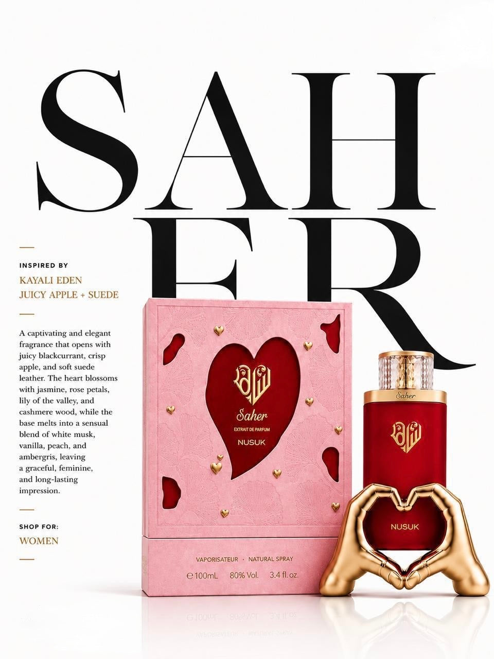 SAHER Extrait De Parfum – 100 ml