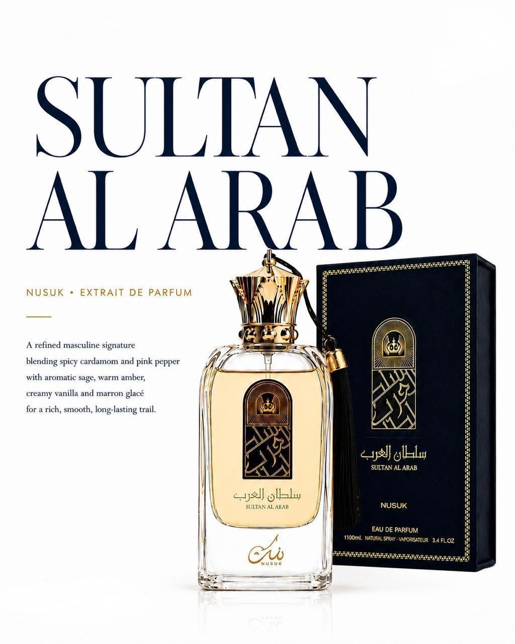 SULTAN AL ARAB Extrait De Parfum – 100 ml