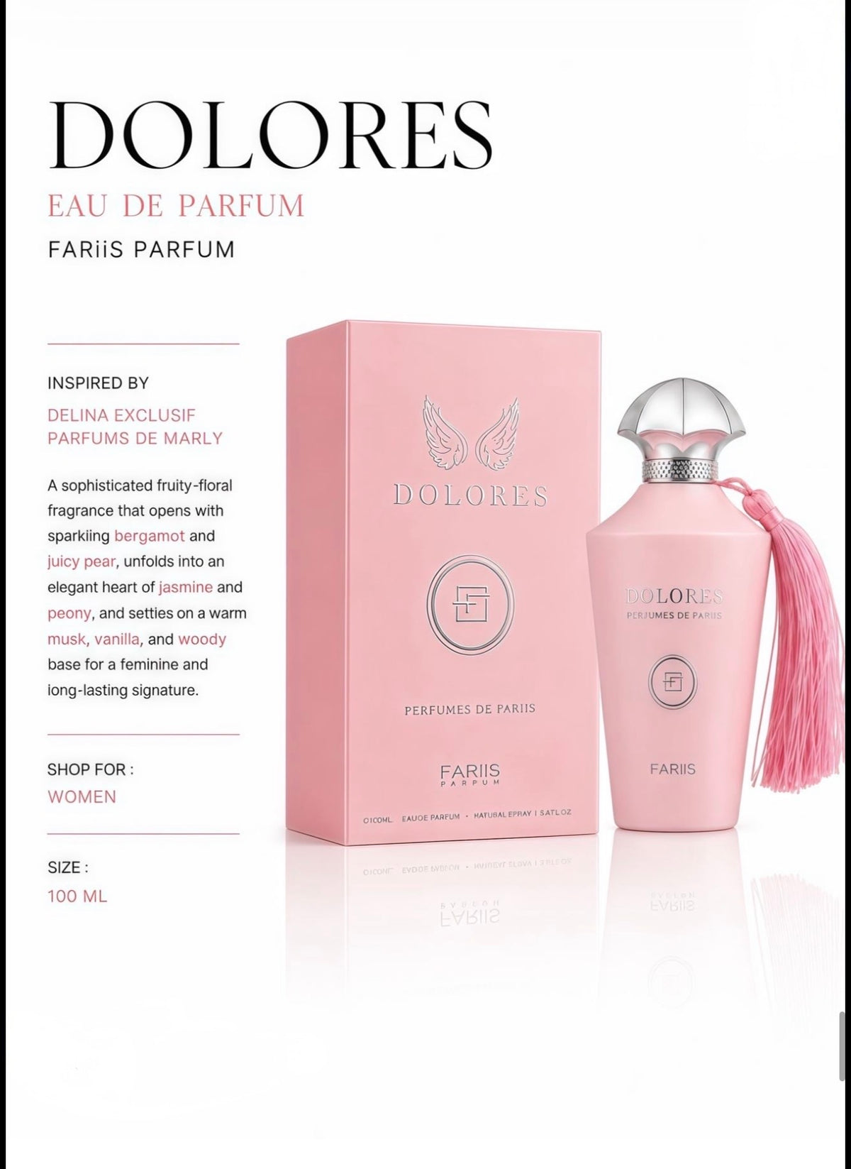 DOLORES Eau De Parfum – 100 ml