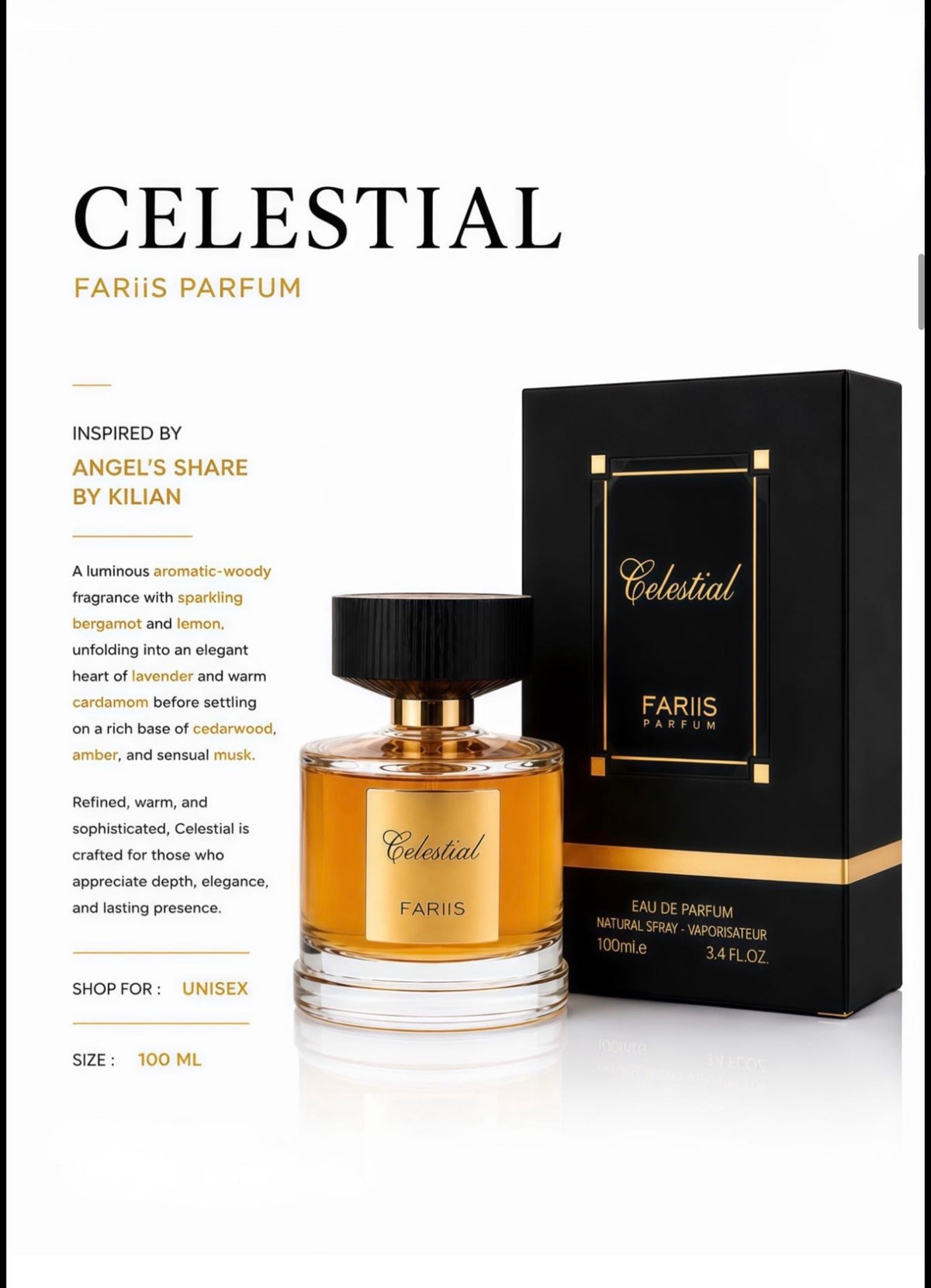 CELESTIAL Eau De Parfum – 100 ml