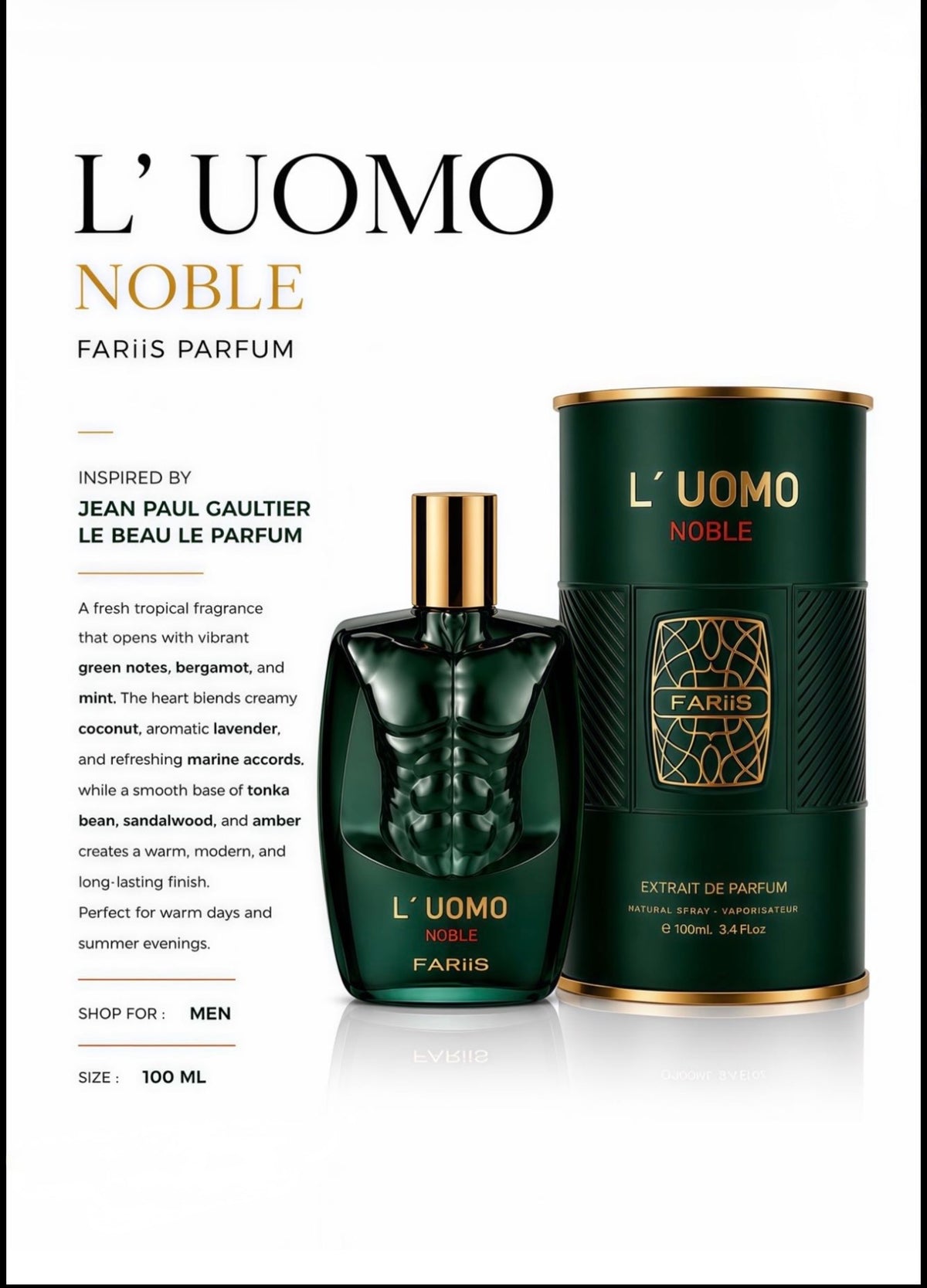 L’UOMO NOBLE – FARiiS PARFUM