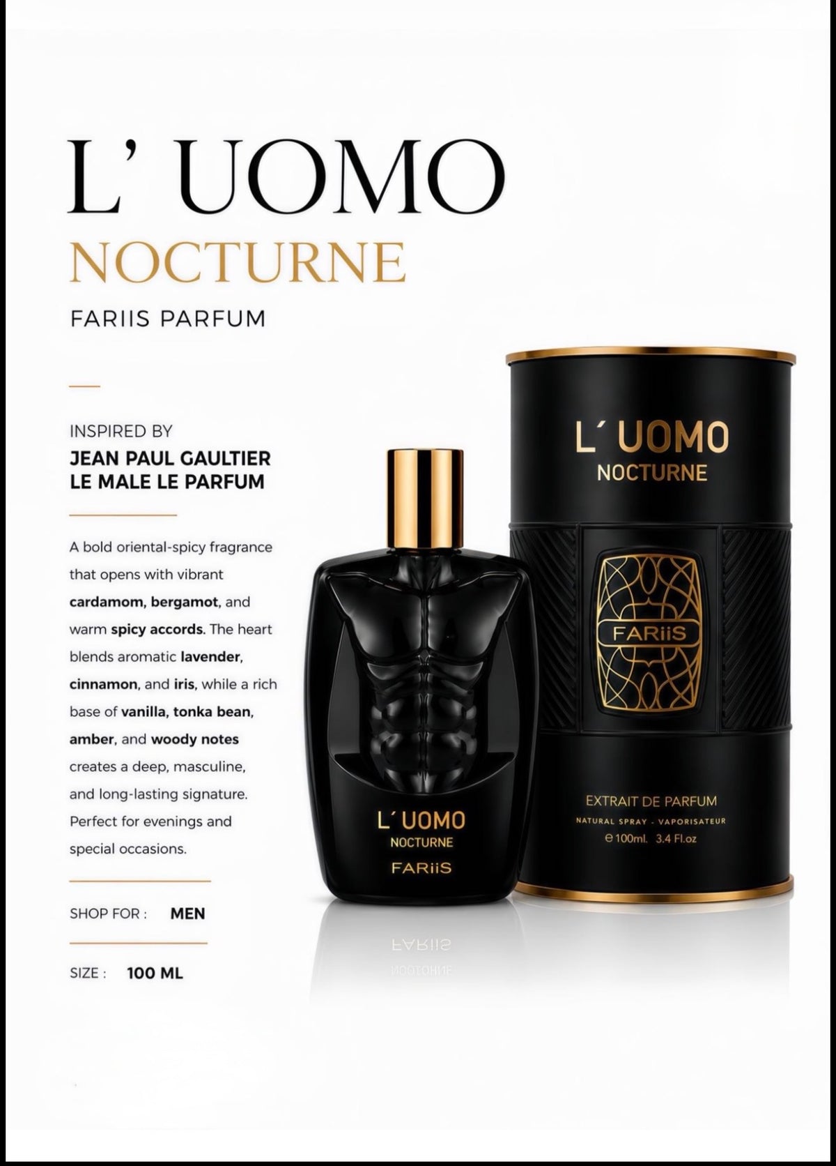 L’UOMO NOCTURNE – FARiiS PARFUM