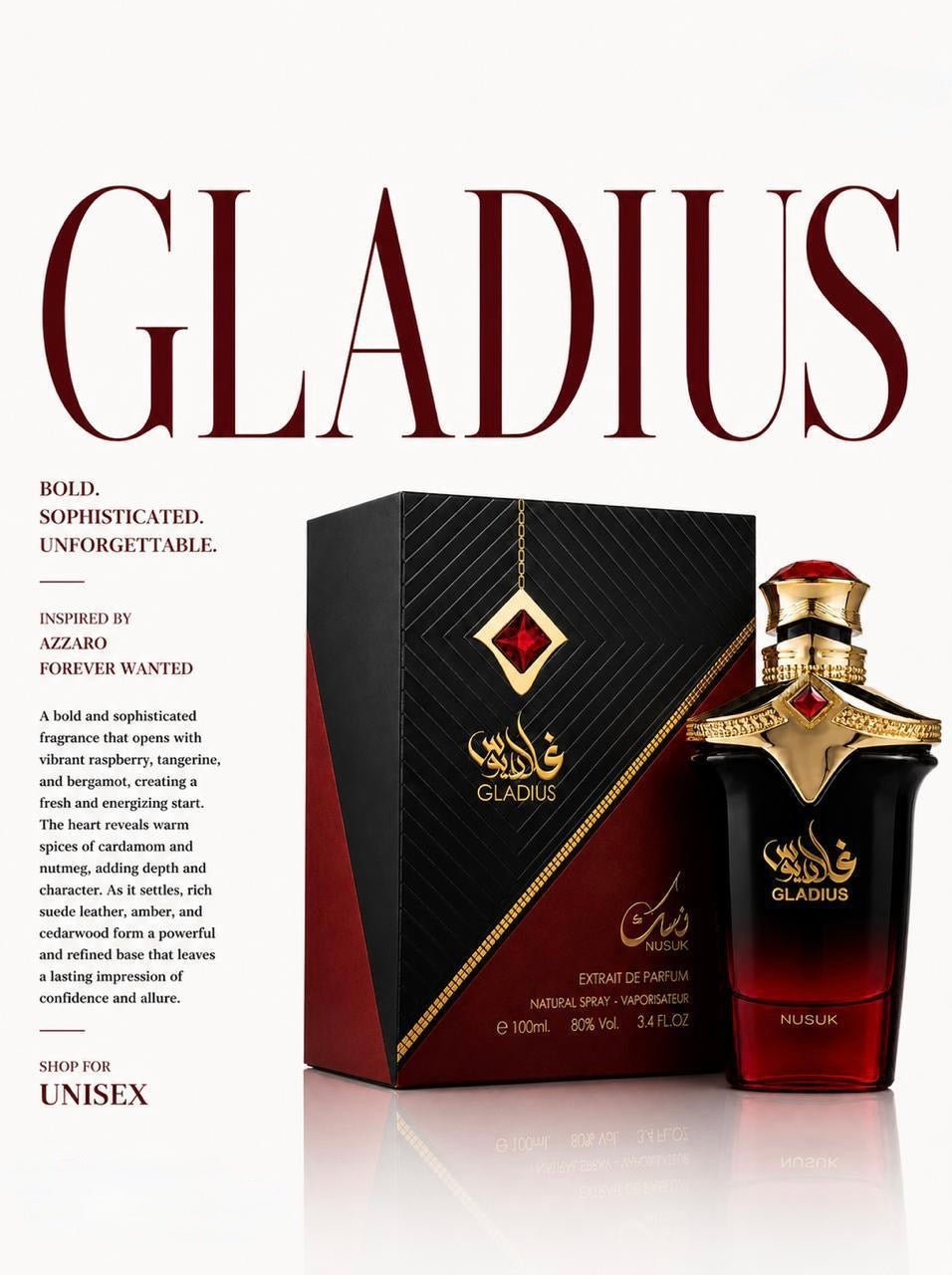 GLADIUS Extrait De Parfum – 100 ml