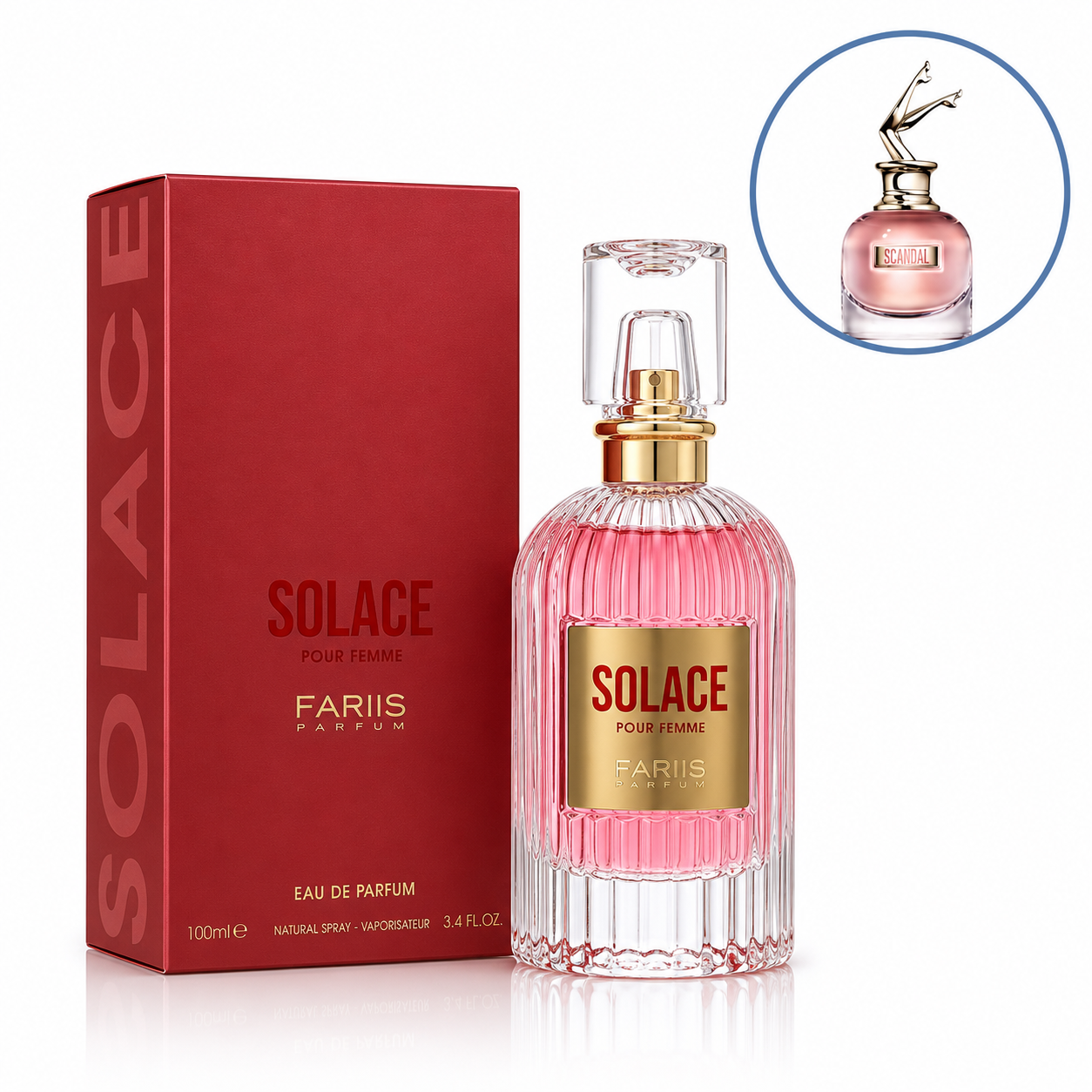 Fariis Solace Eau De Parfum 100ml - Inspired By Scandal