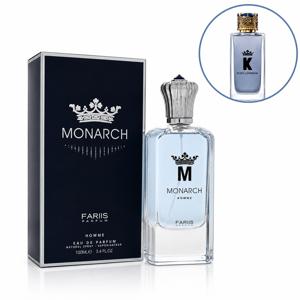 Fariis Monarch Eau De Parfum 100ml - Inspired By D&G King