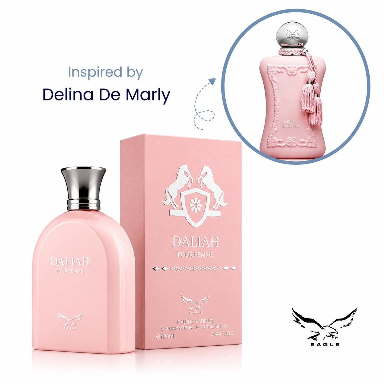 Eagle DALIAH Eau De Parfum 100ml - Inspired By Delina