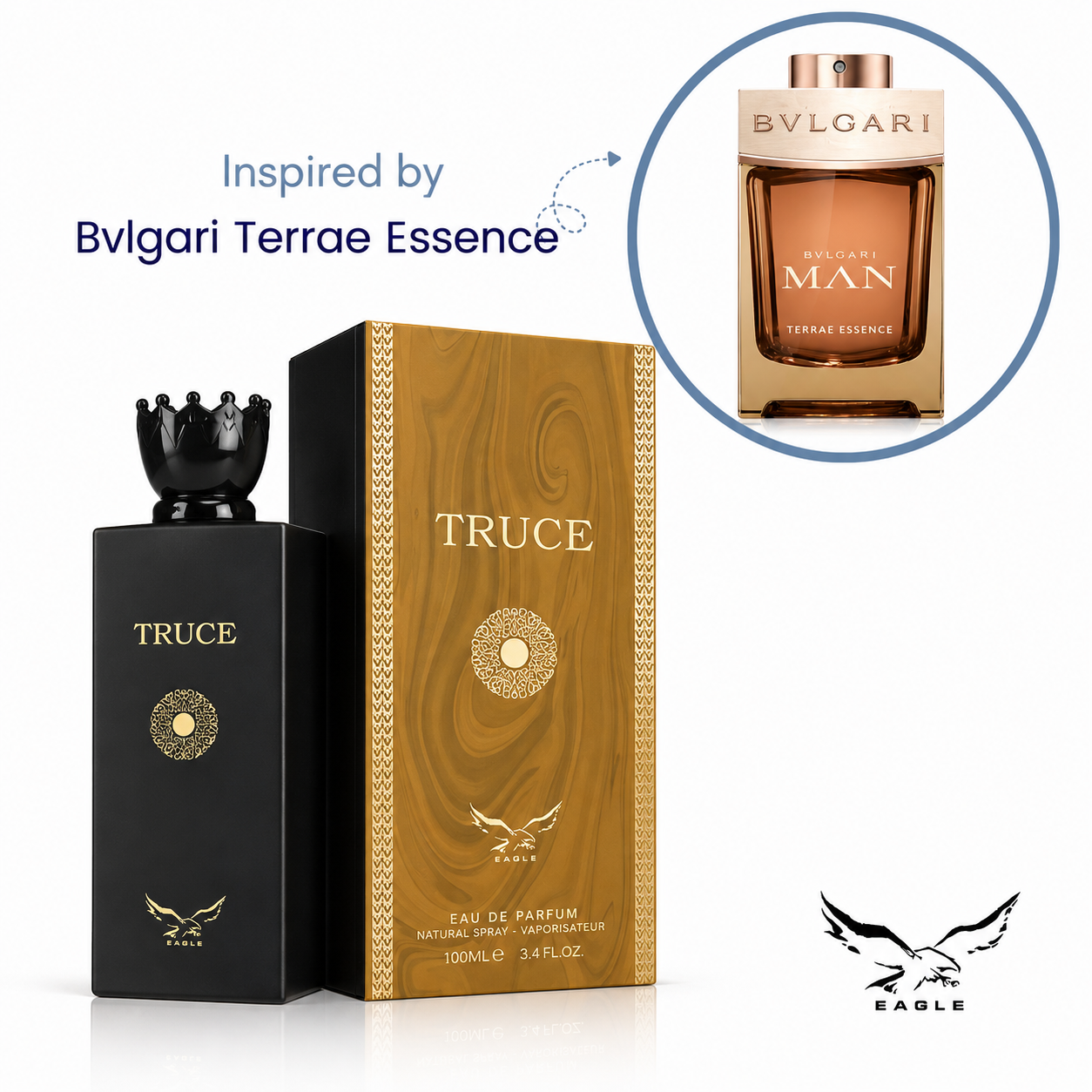 Eagle TRUCE Eau De Parfum 100ml - Inspired By Bvlgari Terrae Essence
