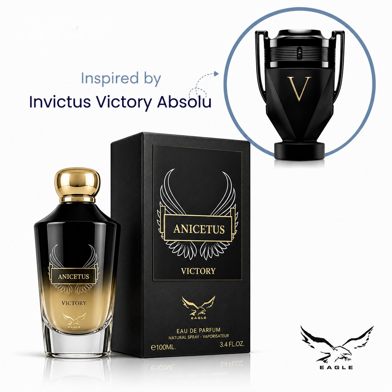 Eagle Anicetus Victory Eau De Parfum 100ml - Inspired By Invictus Victory Absolu (Rabanne)